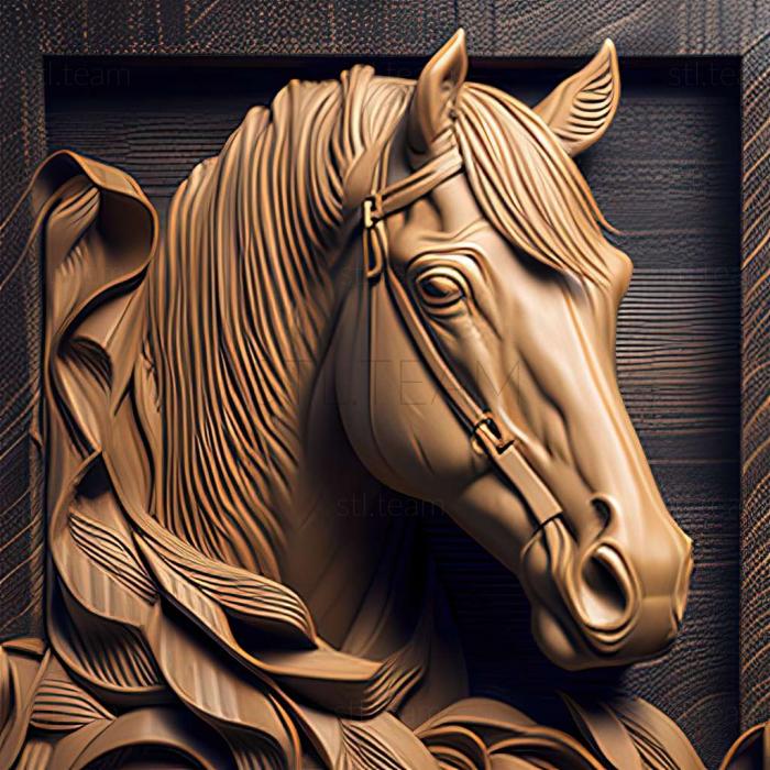 3D model Horse (STL)